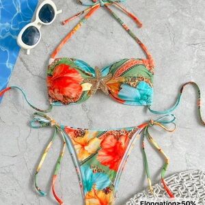 Floral Print Bikini Set